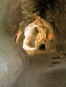 entrance to the cave